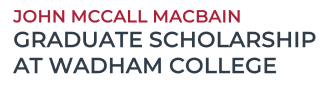 John McCall MacBain Graduate Scholarship logo